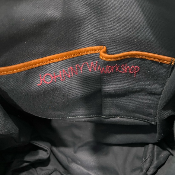 Johnny Was Viviana denim weekender bag with floral embroidery. NWT - Picture 9 of 10